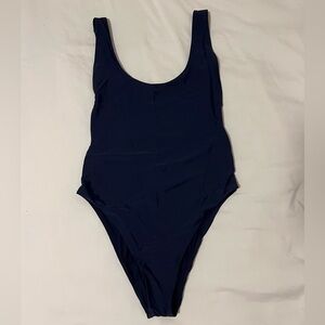 Aerie Super Scoop Cheeky High Cut One Piece Swimsuit
